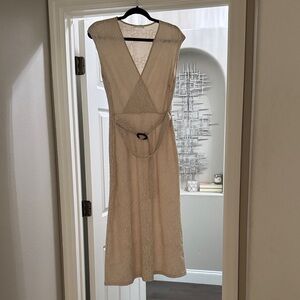Zara Elegant Cream Lace Dress